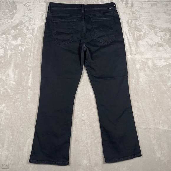 Mother Women's Jeans The Insider Crop Minimalist Casual 32 Black - Picture 9 of 10